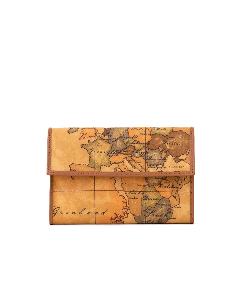 portafoglio con bottone a pressione