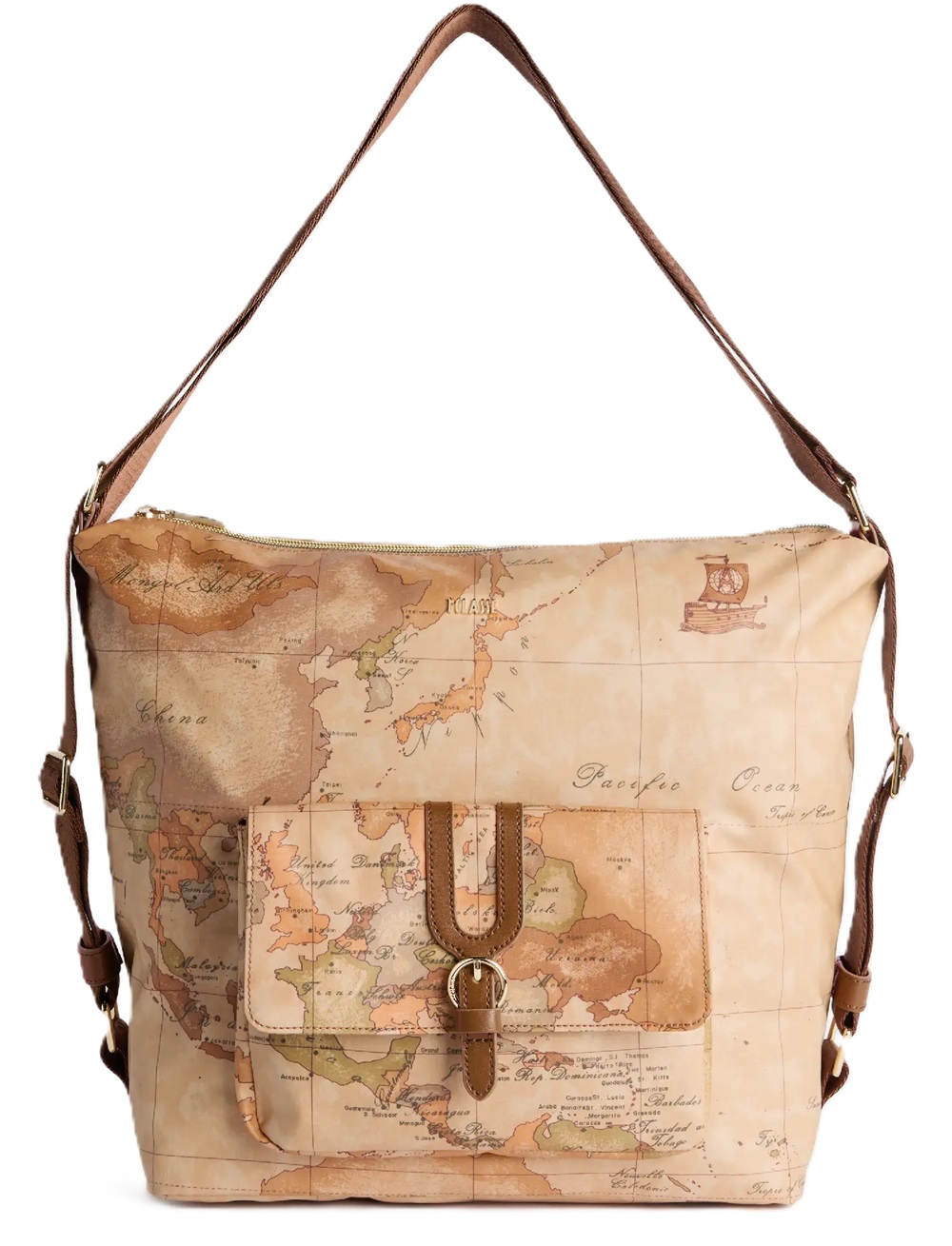 borsa sottospalla in tessuto Soft