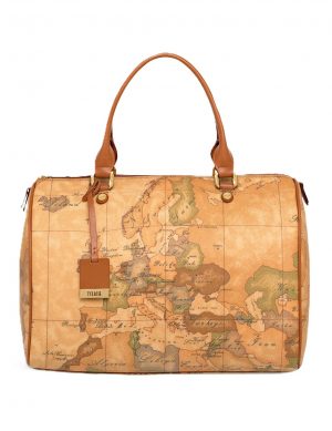 Borsa a bauletto in tessuto