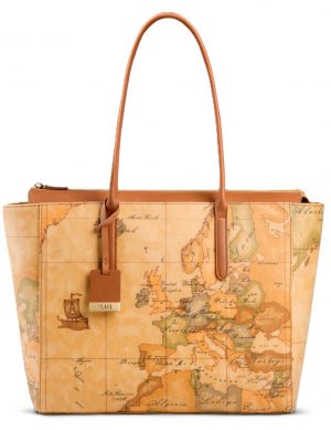 Borsa shopping in tessuto