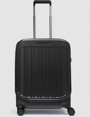 Trolley bagaglio a mano a 4 ruote con tasca frontale antiurto