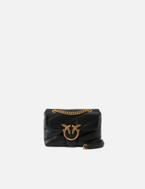 Borsa a tracolla piccola Baby Love Bag Puff in nappa trapuntata