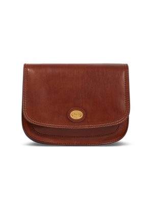 Borsa a tracolla in pelle The Bridge con scomparti